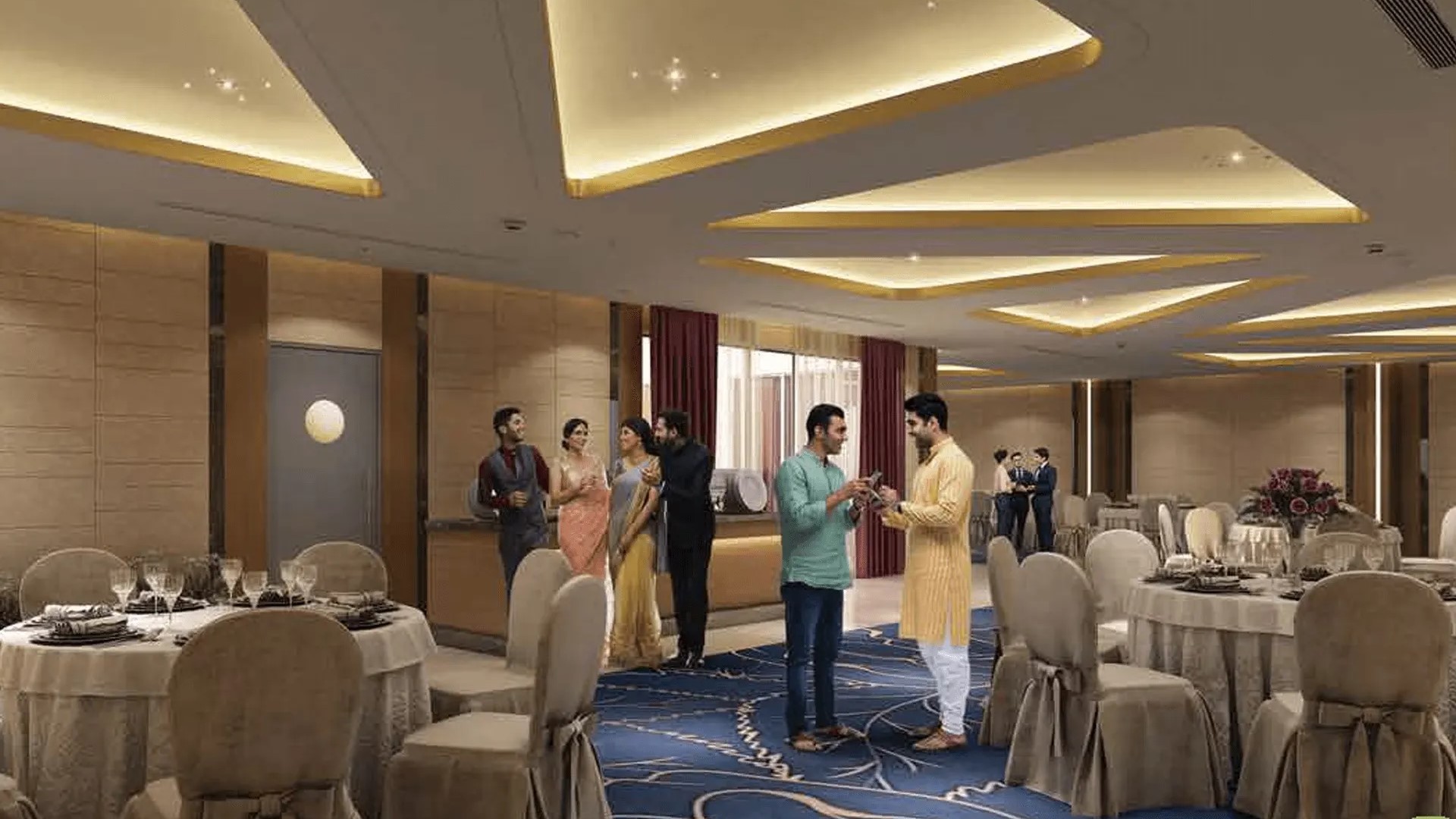Banquet Hall Urban Mansion – Luxury 2, 3, and 4 BHK Apartments in Sovabazar.